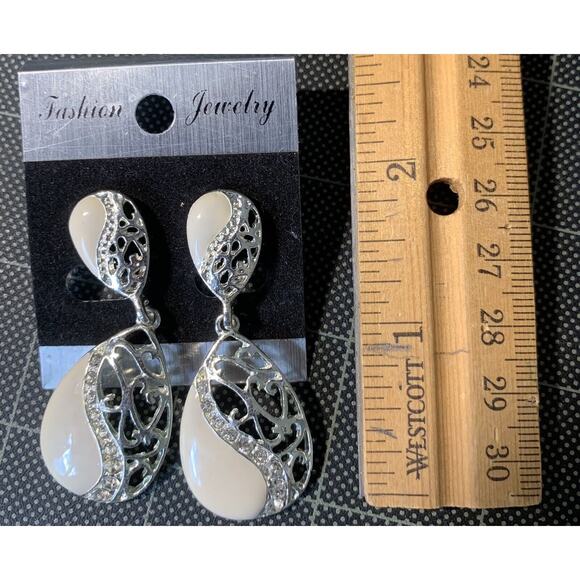 Pierced Earrings Mixed Styles Crystals Rhinestones Enameled Lot Of 6 New - Picture 3 of 14